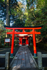 箱根神社境内の曽我神社　神奈川県箱根町