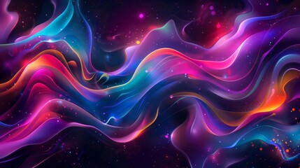 Obraz premium Enchanting abstract colorful visuals for product marketing