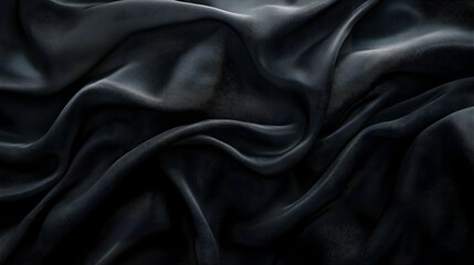 Fototapeta premium Abstract Black Fabric Background