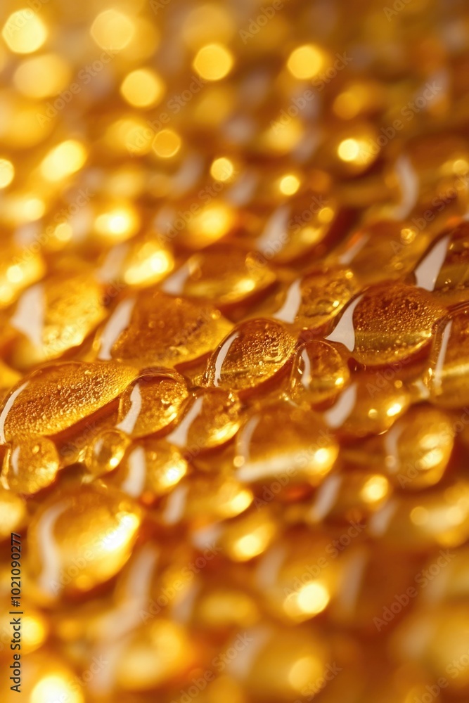 Poster a pile of golden coins stacked on a table