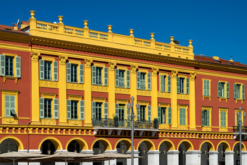 Naklejka premium Place Masséna in Nizza