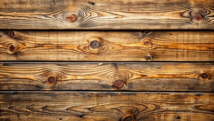 Naklejka premium Rustic Wooden Plank Background with Knots and Grain Patterns