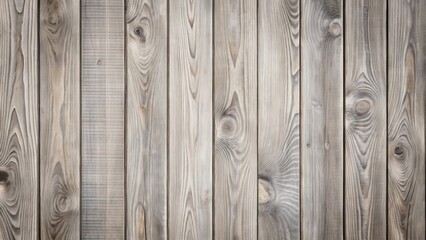 Fototapeta premium Rustic Gray Wood Planks with Knots and Grain Pattern for Background and Design