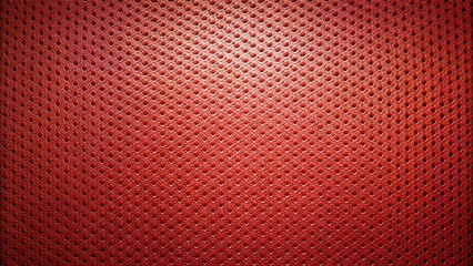 Obraz premium Textured Red Surface with Circular Pattern in an Offset Grid