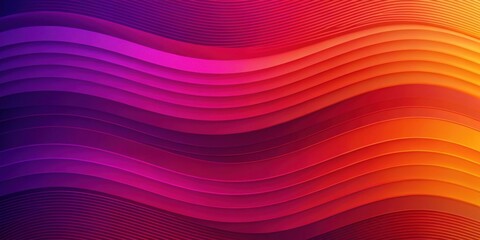 Fototapeta premium Abstract Wavy Background with Vibrant Color Gradient and Soft Curves