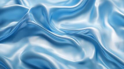 Obraz premium Abstract Blue Silk Fabric Background