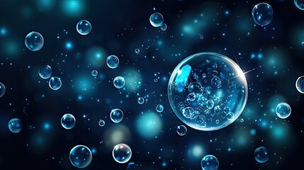 1401863b1d6c6716d44fcebb99053909c323ca5c1d353510ced3eb2dd8026ed3A dark blue background with numerous small, glowing bubbles of light 