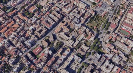 Reggio Calabria's Coastline from Above: Ionian Sea and Urban Landscape