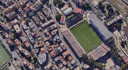 Reggio Calabria's Coastline from Above: Ionian Sea and Urban Landscape