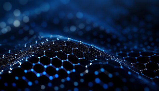 Closeup of polymer matrix materials used in flexible, highstrength applications, Polymer, Flexibility and Strength