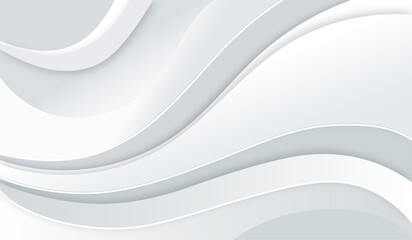 Abstract geometric white and gray color background. Vector, illustration.