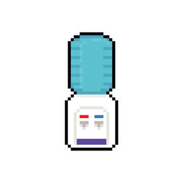 recommend clip art: water dispensers symbol pixel art