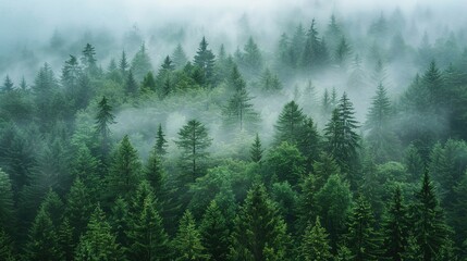 Fototapeta premium Simple Visual on Forest Background - a serene and enchanting sight. The simple yet captivating image stands out against the lush forest backdrop.