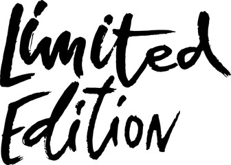 Limited Edition Dry Brush Modern Lettering Design.