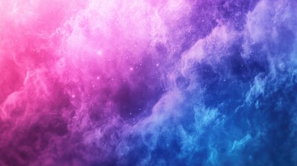 Fototapeta premium A vibrant blend of pink and blue hues creates a dreamy, ethereal background, perfect for various design applications.