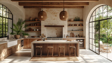 Serene Space with a Modern and Timeless Kitchen Design