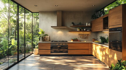 Serene Space with a Modern and Timeless Kitchen Design