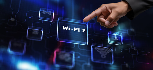 Wi-Fi 7 Next Generation Networking Communication. Reaching new levels of performance