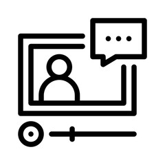 Tablet Pen line icon