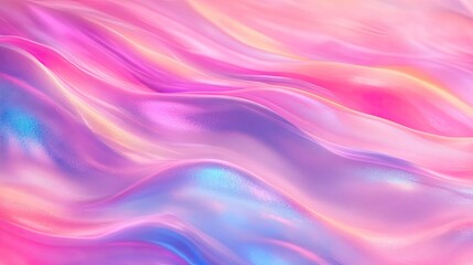 Abstract waves of soft pink and purple hues create a dreamy atmosphere, evoking feelings of tranquility and creativity.