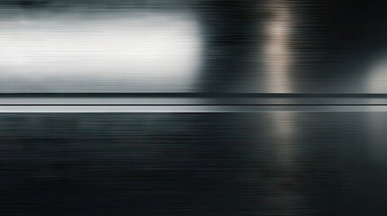 Abstract metallic surface with smooth lines reflecting light, creating a sleek and modern visual effect.