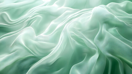 Obraz premium Abstract Green Fabric Texture Background