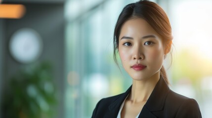 Confident Business Woman in Suit, Portrait