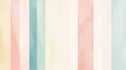 Pastel vertical stripes create a soft and calming abstract pattern.