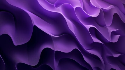 Obraz premium Abstract Purple Wave Pattern - Digital Art Design