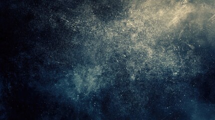 Fototapeta premium A mesmerizing dark blue and gold abstract texture evoking a cosmic feel.
