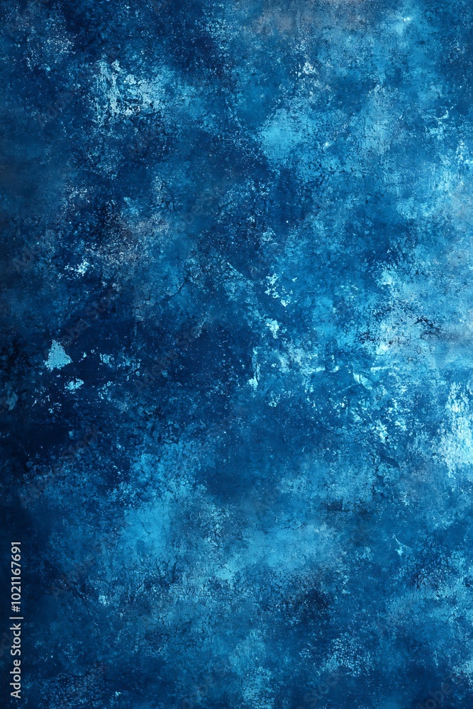 Aufkleber An abstract blue texture with various shades and patterns, creating a dreamy and artistic visual effect.