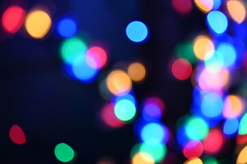 Fototapeta premium Lichter, defokussiert