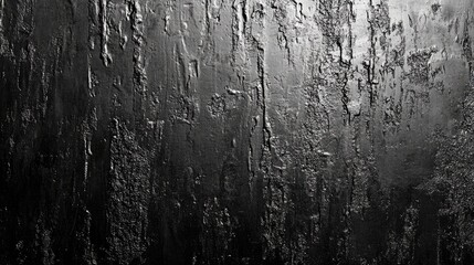 Naklejka premium Textured black surface with intricate patterns and a glossy finish, creating a dramatic and sophisticated ambiance.