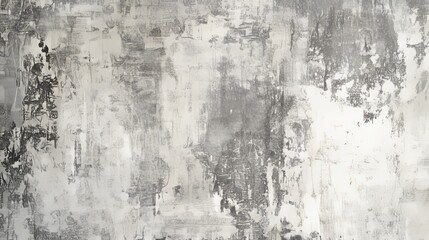 Fototapeta premium Aged concrete surface with visible brush marks, creating a distressed gray backdrop for vintage or industrial-themed designs.