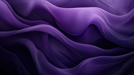 Obraz premium Dark purple Abstract waves background 