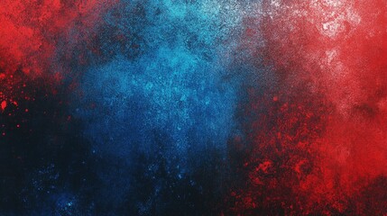 Fototapeta premium A vibrant abstract texture featuring rich red and blue hues blending together, creating a dramatic and dynamic visual effect.