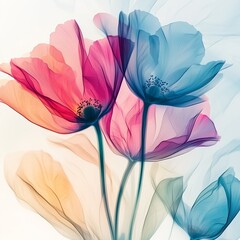 Abstract flowers