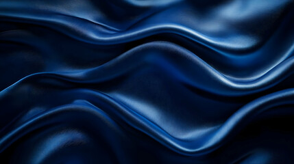 Fototapeta premium Abstract Blue Fabric Background