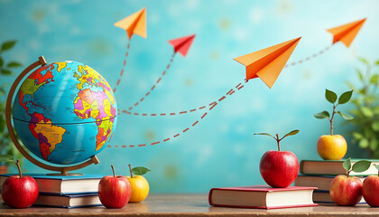 International Day of Education Illustration banner design