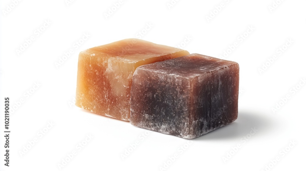 Aufkleber two bars of soap stacked on top of each other, a simple and clean arrangement