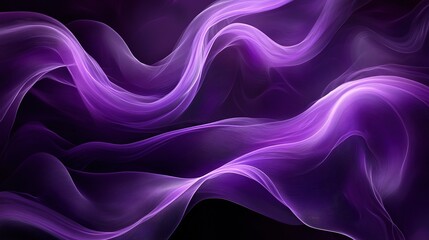 Obraz premium Dark purple Abstract waves background 