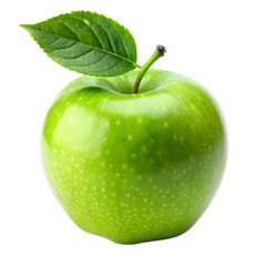 green apple isolated on white background