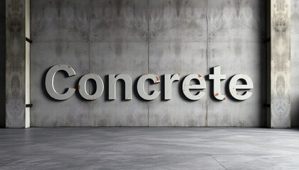 Concrete text style effect background