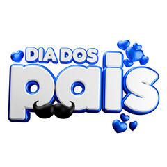 Selo 3d Dia dos pais