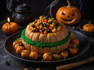 A chilling scream echoing through haunted halls