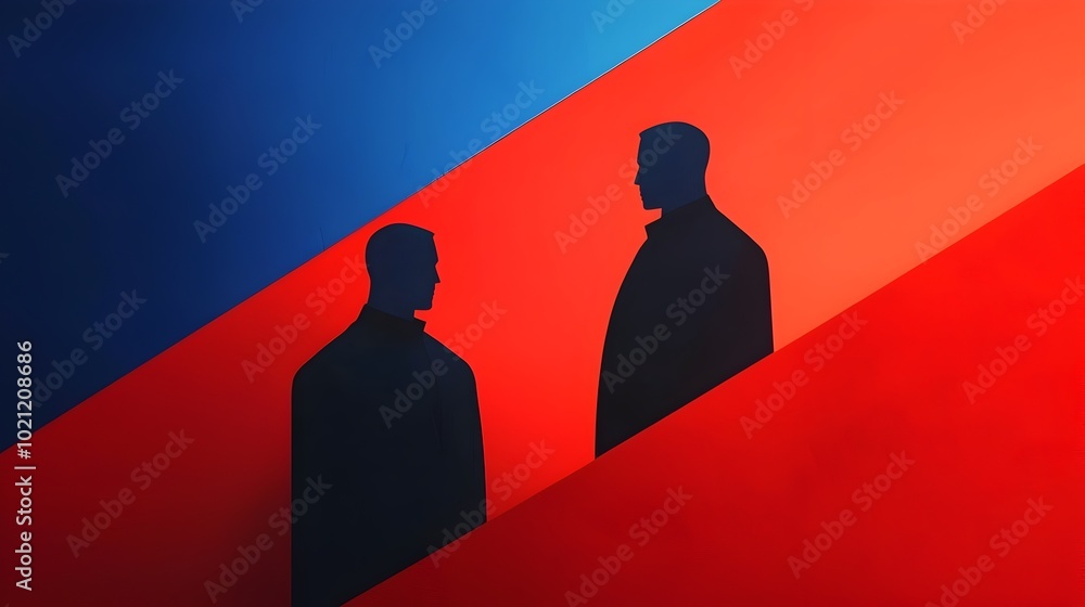 Poster Vibrant anthropomorphic digital guardians shielding crucial information hubs within a complex 3D isometric data infrastructure featuring a dynamic and neon tinged visual style