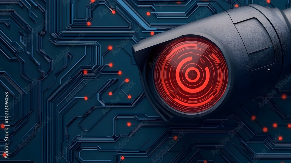 Poster Futuristic Cybersecurity Interface Advanced Digital Protection System with Intricate Access Protocols Cutting Edge Information Safeguards and Retro Futuristic Neon Lit Environment