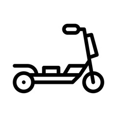 Scooter line icon