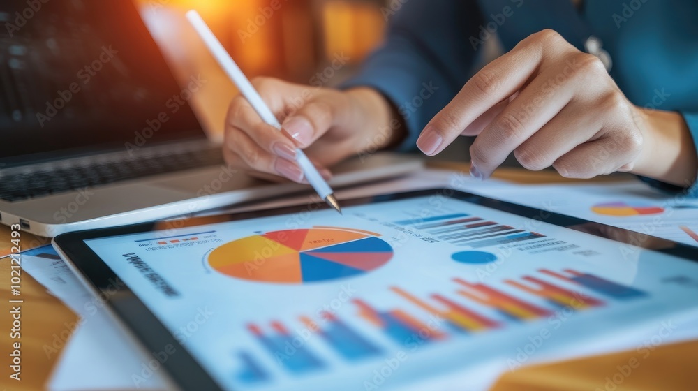 Poster business analysis and data visualization in action