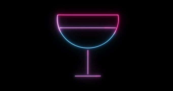 Drink Cup Glow Icon 